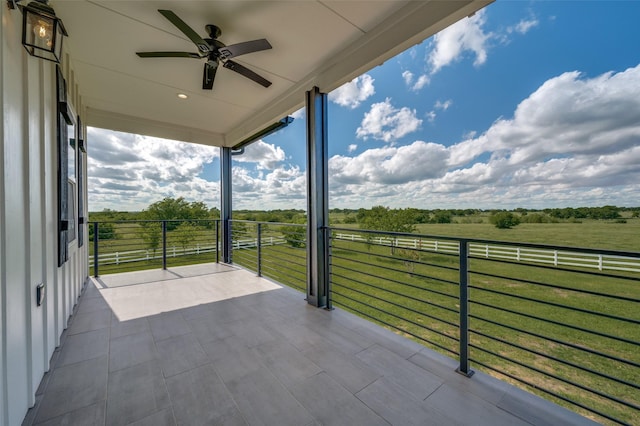 488 Klas Rd, Sherman, TX 75092 - balcony with a ceiling fan