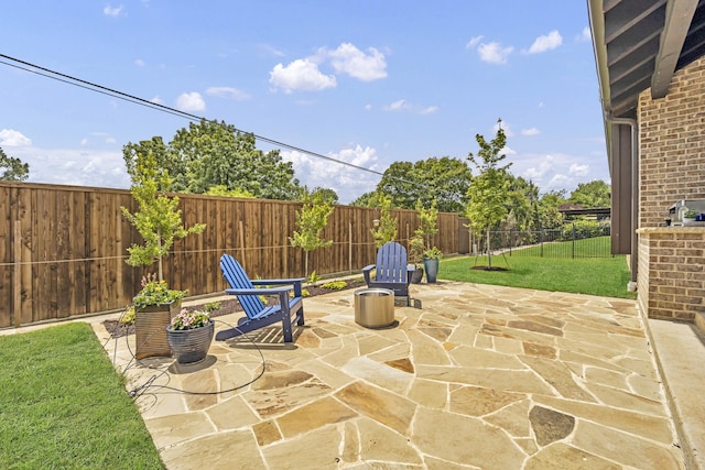 view of patio