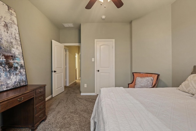 4213 Autumn Path Rd, Denton, TX 76208 - carpeted bedroom featuring baseboards and a ceiling fan