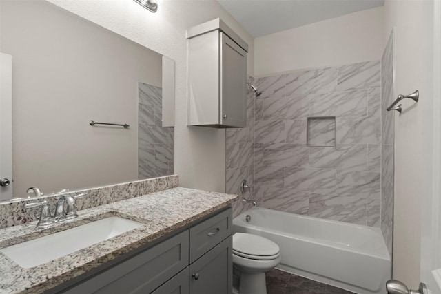 2024 Kraft St, Dallas, TX 75212 - full bath featuring toilet, bathing tub / shower combination, and vanity