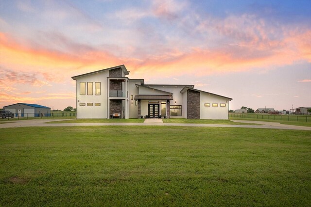 1595 Bledsoe Rd, Gunter, TX 75058 - modern home featuring stucco siding