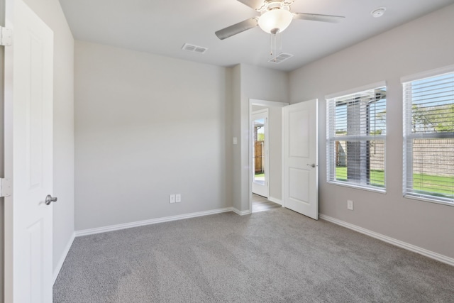 512 Willet Dr, Mckinney, TX 75069 - empty room featuring carpet flooring, baseboards, and a ceiling fan