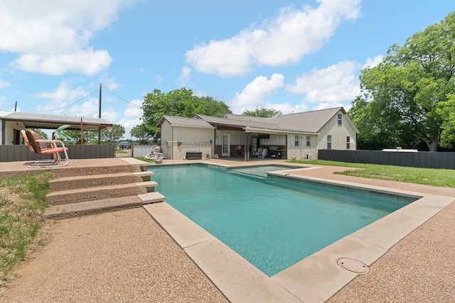 11240 County Road 102, Grandview, TX 76050 - view of swimming pool featuring a patio
