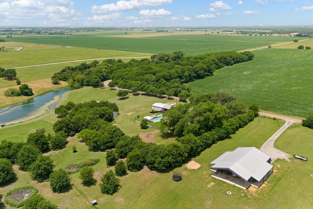 11240 County Road 102, Grandview, TX 76050 - aerial view of sparsely populated area with a nearby body of water