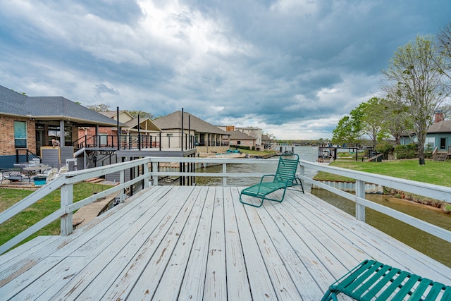 120 Saint Francis Ln, Mabank, TX 75156 - wooden terrace with a residential view and a lawn