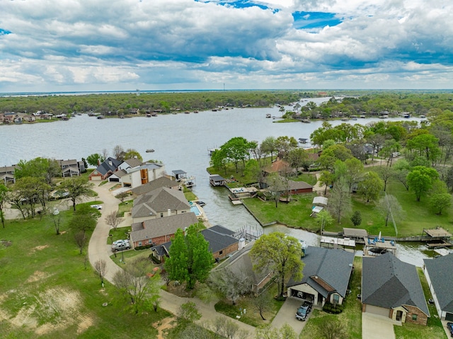 120 Saint Francis Ln, Mabank, TX 75156 - aerial view of residential area featuring a nearby body of water