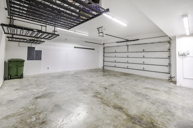 124 Fm 2450, Krum, TX 76249 - garage with electric panel and a garage door opener