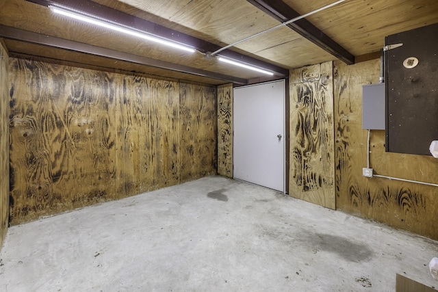 124 Fm 2450, Krum, TX 76249 - finished below grade area featuring wood walls