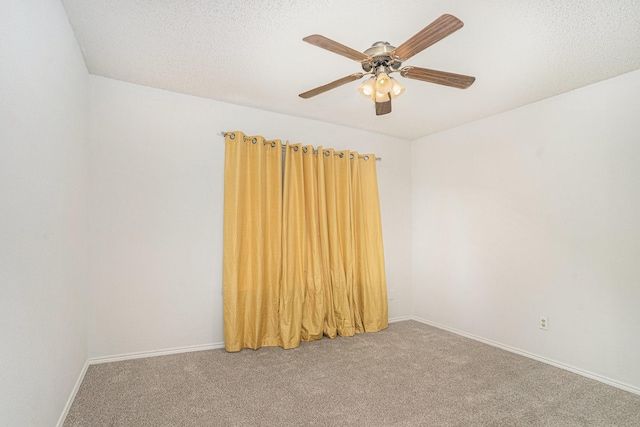 6204 Pennsylvania Ave, Arlington, TX 76017 - carpeted empty room featuring ceiling fan and baseboards