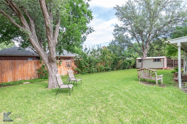 1626 Morrow Ln, Abilene, TX 79601 - view of yard featuring an outbuilding