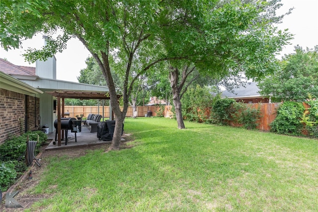 1626 Morrow Ln, Abilene, TX 79601 - view of yard featuring a patio area