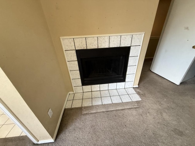1420 Alta Mesa Ct, Mesquite, TX 75150 - detailed view of carpet and a fireplace