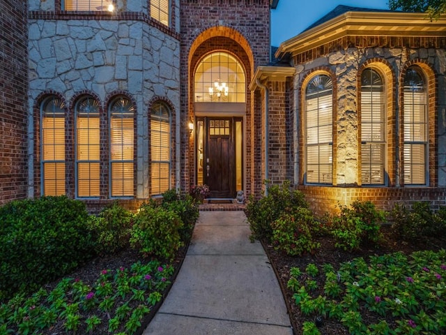 5924 Deerwood Ln, Frisco, TX 75036 - property entrance featuring brick siding