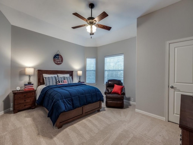 5924 Deerwood Ln, Frisco, TX 75036 - bedroom featuring carpet flooring, baseboards, and a ceiling fan