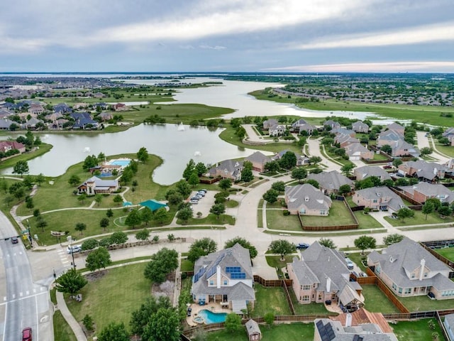 5924 Deerwood Ln, Frisco, TX 75036 - aerial perspective of suburban area featuring a nearby body of water