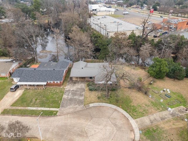 aerial view of property and surrounding area
