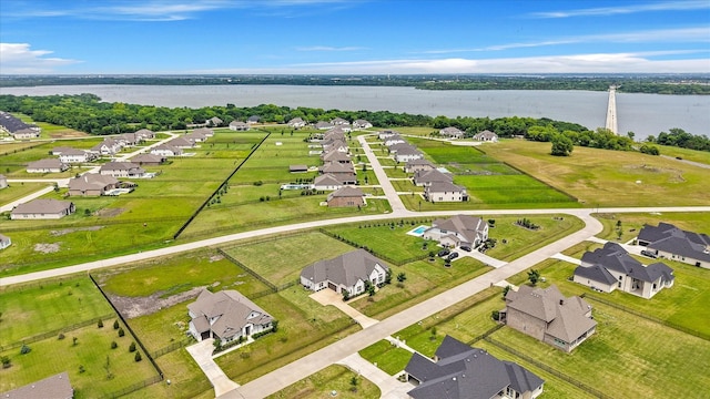 2101 Narrow Rd, Lucas, TX 75002 - aerial view of residential area with a large body of water