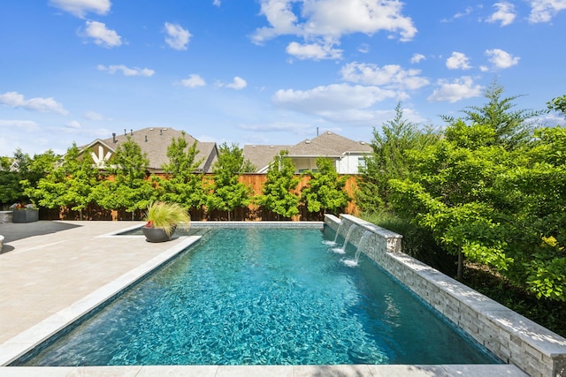 1609 Colonnade Ct, Mckinney, TX 75069 - view of swimming pool featuring a patio area and a fenced backyard