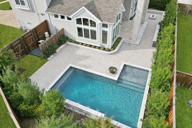1609 Colonnade Ct, Mckinney, TX 75069 - view of subject property featuring a pool
