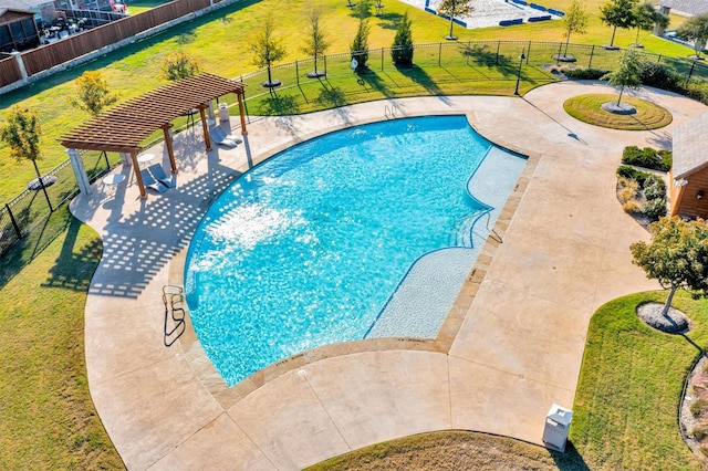 2208 Heaton St, Forney, TX 75126 - view of swimming pool with a patio area