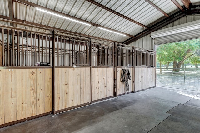 view of stable