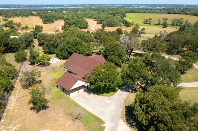 view of rural area