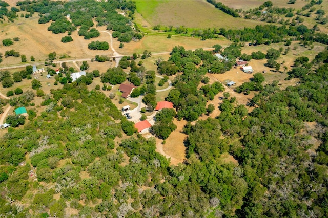 aerial view of property's location featuring rural landscape