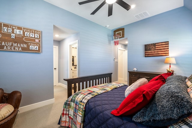 2200 Sandalwood Dr, Prosper, TX 75078 - carpeted bedroom with baseboards and ceiling fan
