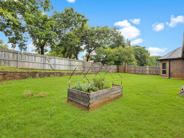 1806 Briarcrest Ln, Arlington, TX 76012 - view of yard with a vegetable garden