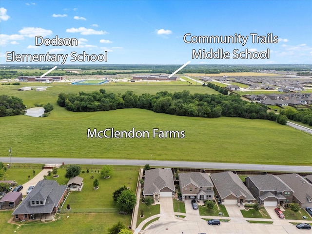 252 Rosewood Dr, Lavon, TX 75166 - aerial view of residential area
