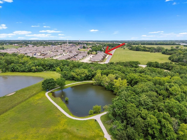 252 Rosewood Dr, Lavon, TX 75166 - aerial view of a nearby body of water