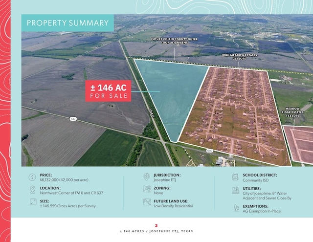TBD W Cook St, Josephine, TX 75173