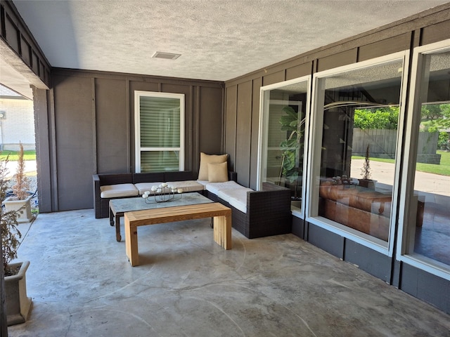 7640 Skylake Dr, Fort Worth, TX 76179 - view of patio with an outdoor hangout area