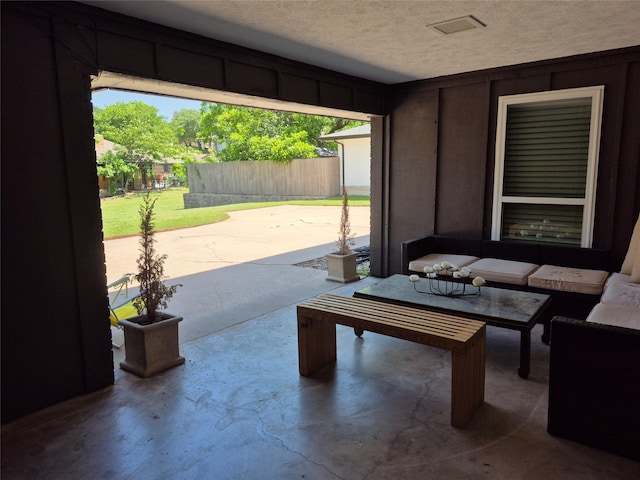 7640 Skylake Dr, Fort Worth, TX 76179 - view of patio / terrace featuring fence and outdoor lounge area