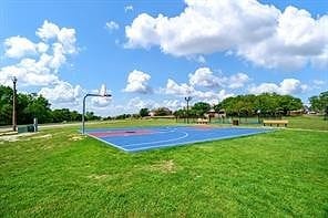 3400 Glen Crest Ln, Denton, TX 76208 - view of sport court with a lawn and community basketball court