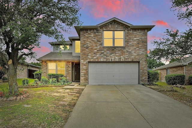 6917 Tessla Dr, Dallas, TX 75241 - traditional-style house featuring a garage and concrete driveway