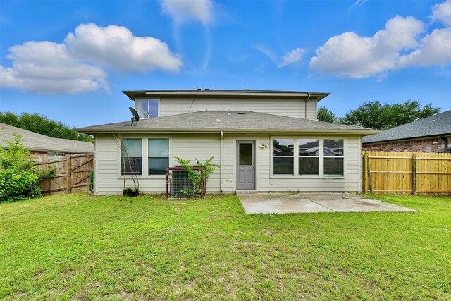6917 Tessla Dr, Dallas, TX 75241 - rear view of house with a patio area and central air condition unit