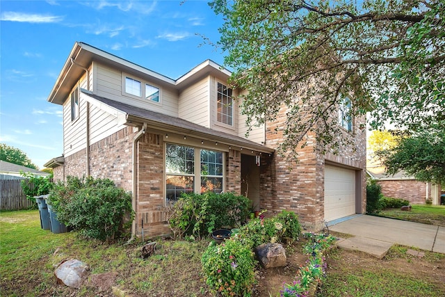 6917 Tessla Dr, Dallas, TX 75241 - traditional home with brick siding, a garage, and driveway