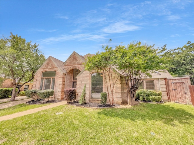 2303 Ox Bow Ct, Arlington, TX 76006 - view of front of house with brick siding and a gate