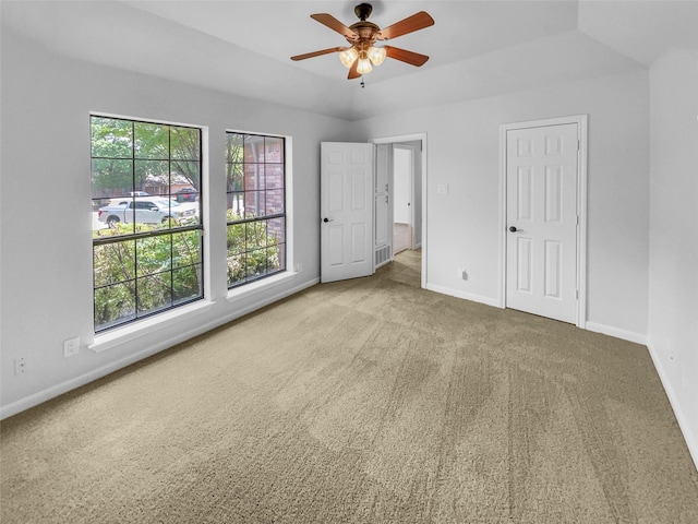 2303 Ox Bow Ct, Arlington, TX 76006 - unfurnished bedroom featuring baseboards, carpet, and a ceiling fan