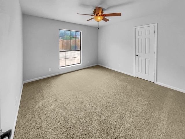 2303 Ox Bow Ct, Arlington, TX 76006 - carpeted empty room with ceiling fan and baseboards
