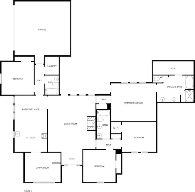 2303 Ox Bow Ct, Arlington, TX 76006 - home floor plan