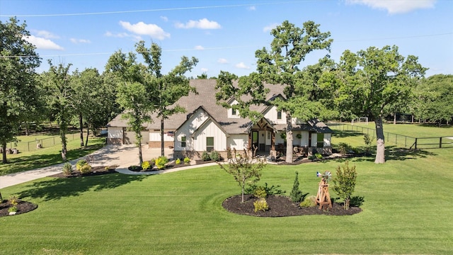 115 Magnolia Pl, Brock, TX 76087 - view of front facade with board and batten siding and driveway