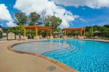 13037 Cabana Dr, Frisco, TX 75035 - community pool featuring a pergola, fence, and a patio
