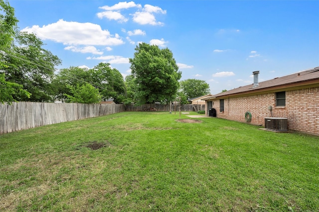 308 W Spring Valley Dr, Hewitt, TX 76643 - view of yard with central AC unit