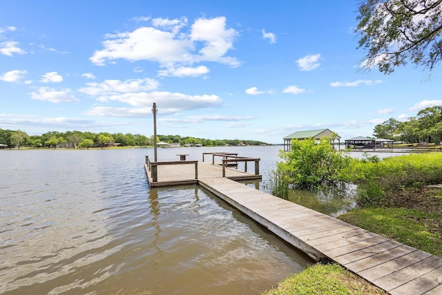 1801 Beavers Pt, Bonham, TX 75418 - dock area with a water view