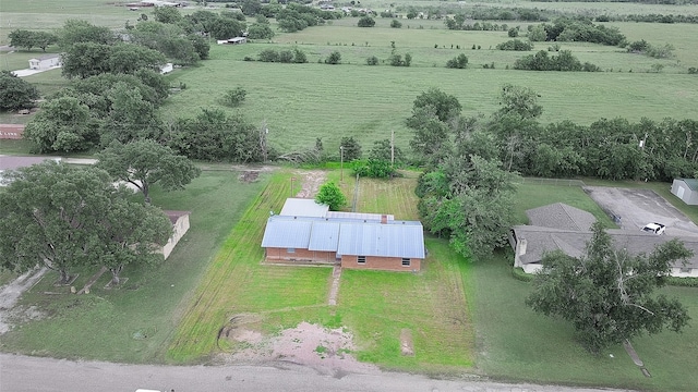110 Twin Cir, Wortham, TX 76693 - aerial view of sparsely populated area