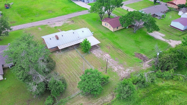 110 Twin Cir, Wortham, TX 76693 - bird's eye view