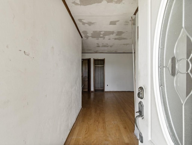 110 Twin Cir, Wortham, TX 76693 - corridor with light wood-style flooring