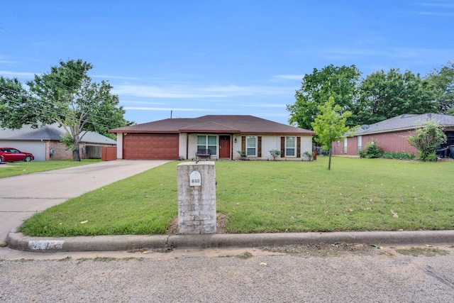 208 Lone Star St, Joshua, TX 76058 - ranch-style house featuring an attached garage, concrete driveway, and a front yard
